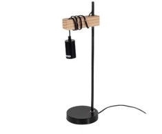 Atmosphera Trends4You Stalinis šviestuvas 51 cm Juodas Metalas ir Mediena