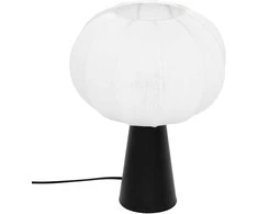 Atmosphera Cotton Naktinė lempa JUMS su medvilniniu gaubtu, Ø 25 cm