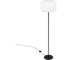 Atmosphera Lamp Pastatomas šviestuvas svetainei TOBIE su medvilniniu gaubtu, Ø 37 x 150 cm