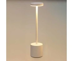 Home Styling Collection Lamp LED stalinė lempa su įkraunama baterija, metalinė, 34 cm
