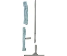 Langų valymo rinkinys su teleskopine rankena, maks. 95 cm