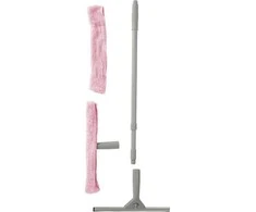 Langų valymo rinkinys su teleskopine rankena, maks. 95 cm