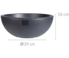 KOOPMAN Didelis plastikinis puodas, Ø 40 cm