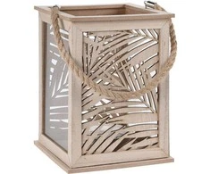 Home Styling Collection LEAF DESIGN žibintas - žibintas žvakei, 18x26 cm