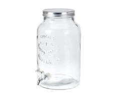 Excellent Houseware Stiklainis su kraneliu stiklinis 5,5 l