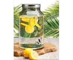 Excellent Houseware Stiklainis su kraneliu stiklinis 5,5 l