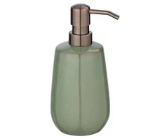 Skysto muilo dozatorius SIRMIONE, keraminis, žalias su variniu kraštu, 430 ml, Wenko