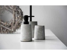 Liquid soap dispenser VILLENA, concrete, 150 ml, Wenko