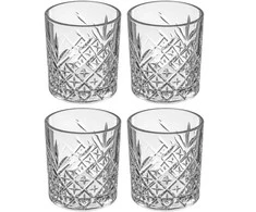 Pasabahce PIECES Žemas stiklas, 4 vnt., 345 ml