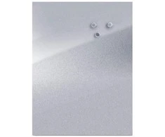 Magnetinė lenta užrašams INOX + 3 magnetai, 60x80 cm, ZELLER