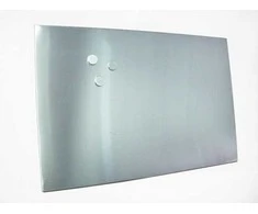 Magnetinė lenta užrašams INOX + 3 magnetai, 60x80 cm, ZELLER