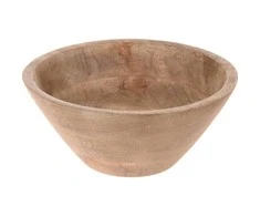 Excellent Houseware Puikūs namų apyvokos reikmenys Mango medžio dubuo, Ø 20 cm, raudonas