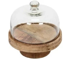 Home Styling Collection Mango medžio pyrago lėkštė, Ø 19 cm