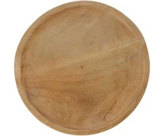 Secret De Gourmet Medinė lėkštė NIG, Ø 28 cm