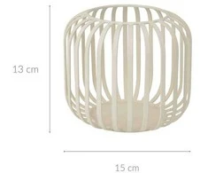 Home Styling Collection Mažas minimalistinis metalinis žibintas, Ø 15 x 13 cm
