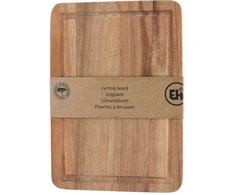 Eh Excellent Houseware Holzschneidebrett Schneidebrett Holzbrett Servierbrett Servierplatte Schneidebrett aus Holz 28x20 cm