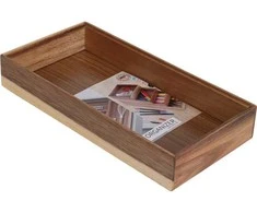 Excellent Houseware Medinis rašomasis staliukas HEDO stalčiui, 30 x 15 x 5 cm
