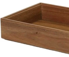 Excellent Houseware Medinis rašomasis staliukas HEDO stalčiui, 30 x 15 x 5 cm