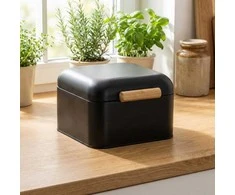 Metal bread box ZELLER, 20 x 20 x 13 cm