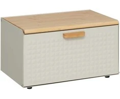 5five Simply Smart Bamboo Metalinė duonos dėžutė SENSIA su bambukiniu dangteliu