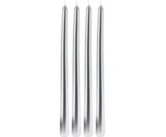 Home Styling Collection Metalinės stalo žvakės, 30 cm