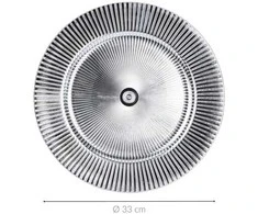 Home Styling Collection Metalinė apatinė plokštė, Ø 33 cm