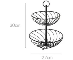 5five Simply Smart Metalinė lėkštė, 2 lygių, 38 cm aukščio