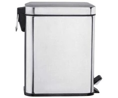 Metalinis atliekų krepšelis, stačiakampis, 5 l, WENKO