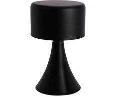 Home Styling Collection Juoda metalinė LED stalinė lemputė be laido 20,5 cm