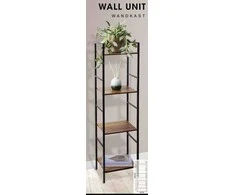 KOOPMAN Trends4You Metalinis Stalčiukas 29,5x23,5x106,5 cm - Knygų Lentyna - Saugojimo Stovas