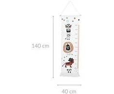 Home Styling Collection Canvas sienų aukščio lentelė su kutais, iki 160 cm aukščio, 40 x 140 cm