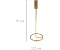 Home Styling Collection Minimalistinė žvakidė vienai žvakei, 25 cm