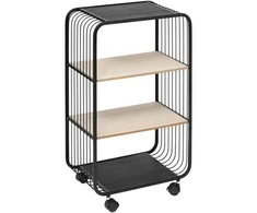 5five Simply Smart Mobili lentyna NOIR, 3 pakopų, metalinė, 43,3 x 28 x 74 cm