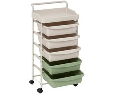 Mobilny organizer DESKOLOR, 6 stalčiai, 82 cm