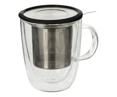 Atmosphera Puodelis su arbatos virimo aparatu, stiklinis, 300 ml