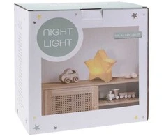 Home Styling Collection Naktinė lempa vaikams, Moon Star, maitinama baterijomis