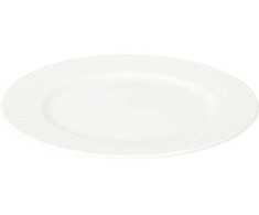 LSA Porcelianinė pietų lėkštė BONE RIBBED, baltos sp., 19 cm
