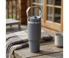 Thermos Nerūdijančio plieno termosas su rankena VARMÖ, 900 ml