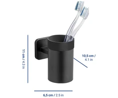 Nerūdijantis plienas toothbrush holder PORTO, WENKO