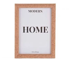 Home Styling Collection Nuotraukų rėmelis, kamštiena, 14,5 x 1,8 x 19,5 cm