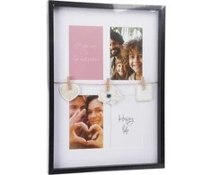 Home Styling Collection Frame Nuotraukų rėmelis su dekoracija, 31 x 27 x 43,5 cm