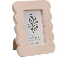 Home Styling Collection Frame Nuotraukų rėmelis su banguotu kraštu, PAGRINDAS, 16 x 2,2 x 20,8 cm