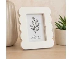 Frame Nuotraukų rėmelis su banguotu kraštu, PAGRINDAS, 16 x 2,2 x 20,8 cm