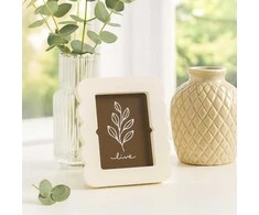 Home Styling Collection Frame Nuotraukų rėmelis su banguotu kraštu, PAGRINDAS, 18,5 x 2,2 x 23,3 cm