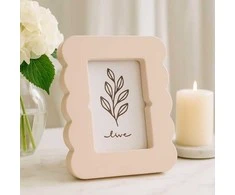 Home Styling Collection Frame Nuotraukų rėmelis su banguotu kraštu, PAGRINDAS, 16 x 2,2 x 20,8 cm