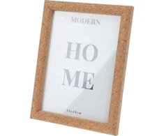 Home Styling Collection Nuotraukų rėmelis, kamštiena, 14,5 x 1,8 x 19,5 cm