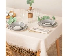 Atmosphera STALTIESĖ MEDVILNĖS MAHA 150X250 BALTA