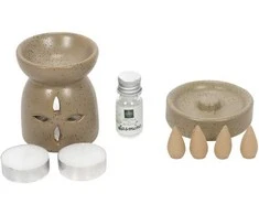 Home Styling Collection HAPO kvapioji deginimo žvakė + smilkalai, 9 vnt.