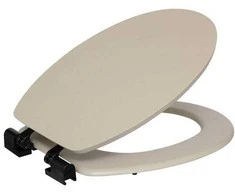 5five Simply Smart ONYX tyliai užsidaranti tualeto sėdynė, 37,5 x 49,9 x 5,2 cm