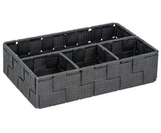 Wenko organizatorius Adria Small 26 x 6,5 x 17 cm pilkas polipropilenas